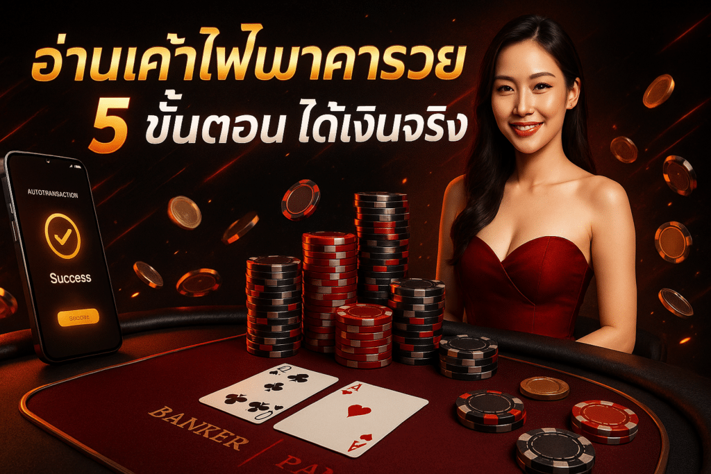 อ่านเค้าไพ่บาคาร่าพารวย